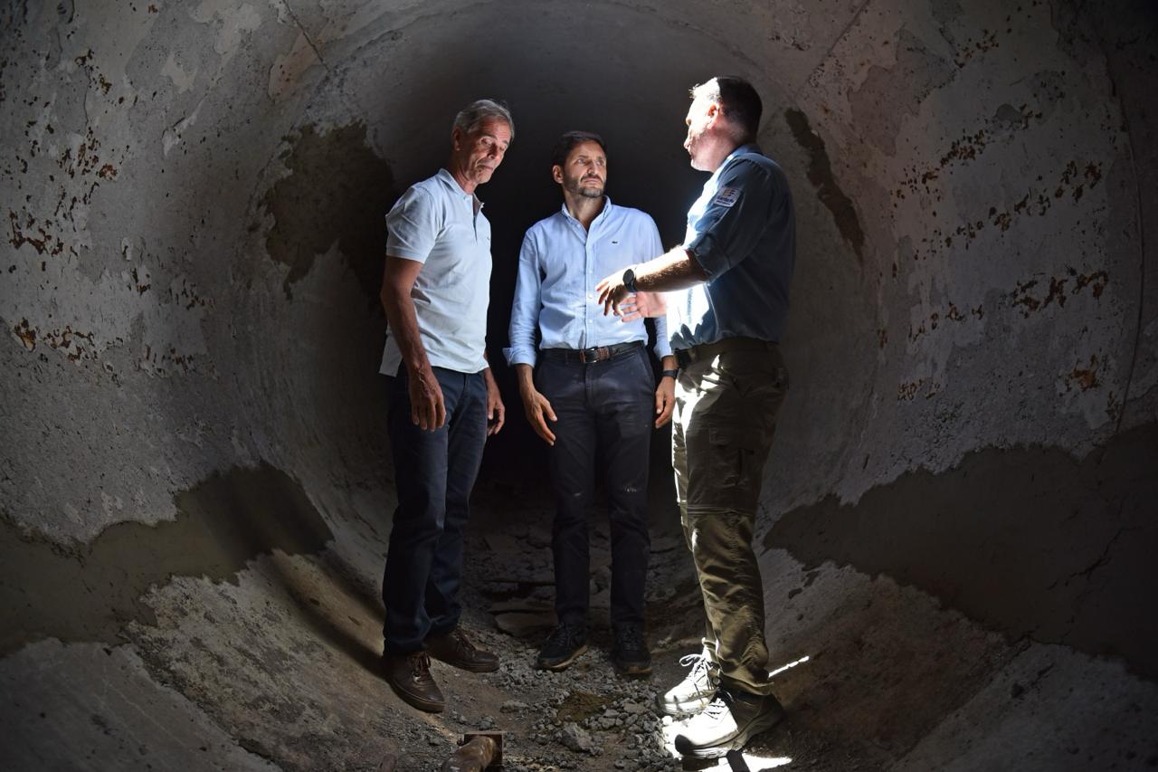 Acuerdo Rosario: Pullaro recorrió las obras de reconstrucción integral de la avenida Jorge Newbery