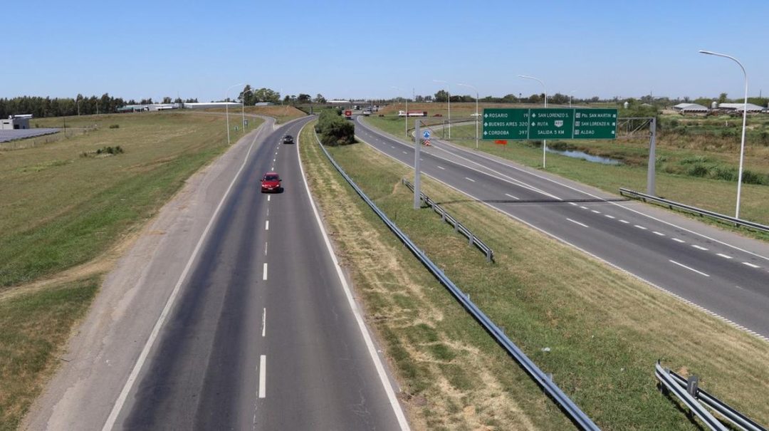 Provincia da inicio a la obra del tercer carril de la Autopista Rosario-Santa Fe